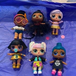 6 lol surprise dolls
